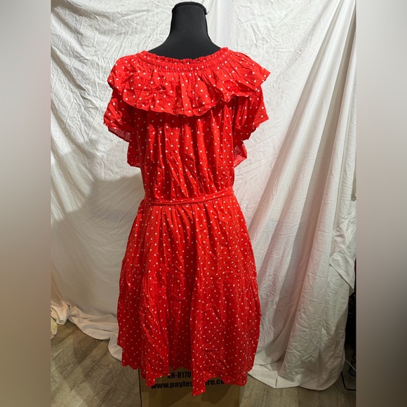 Draper James Vibrant Red Dress - Picture 2 of 5